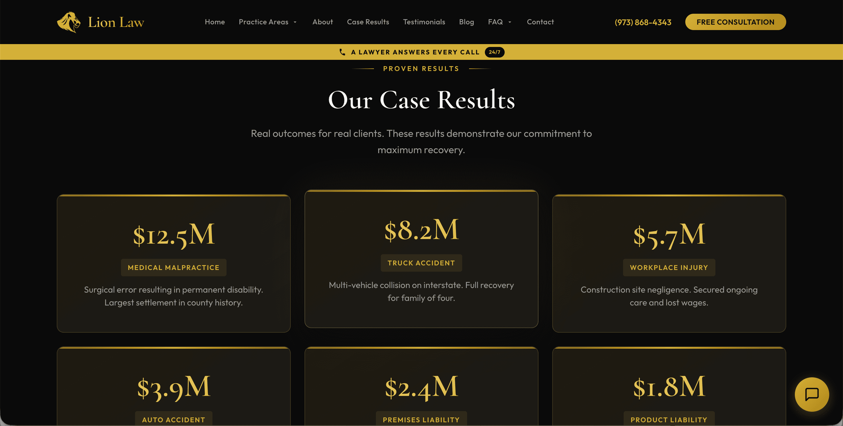 Consultation modal with backdrop blur