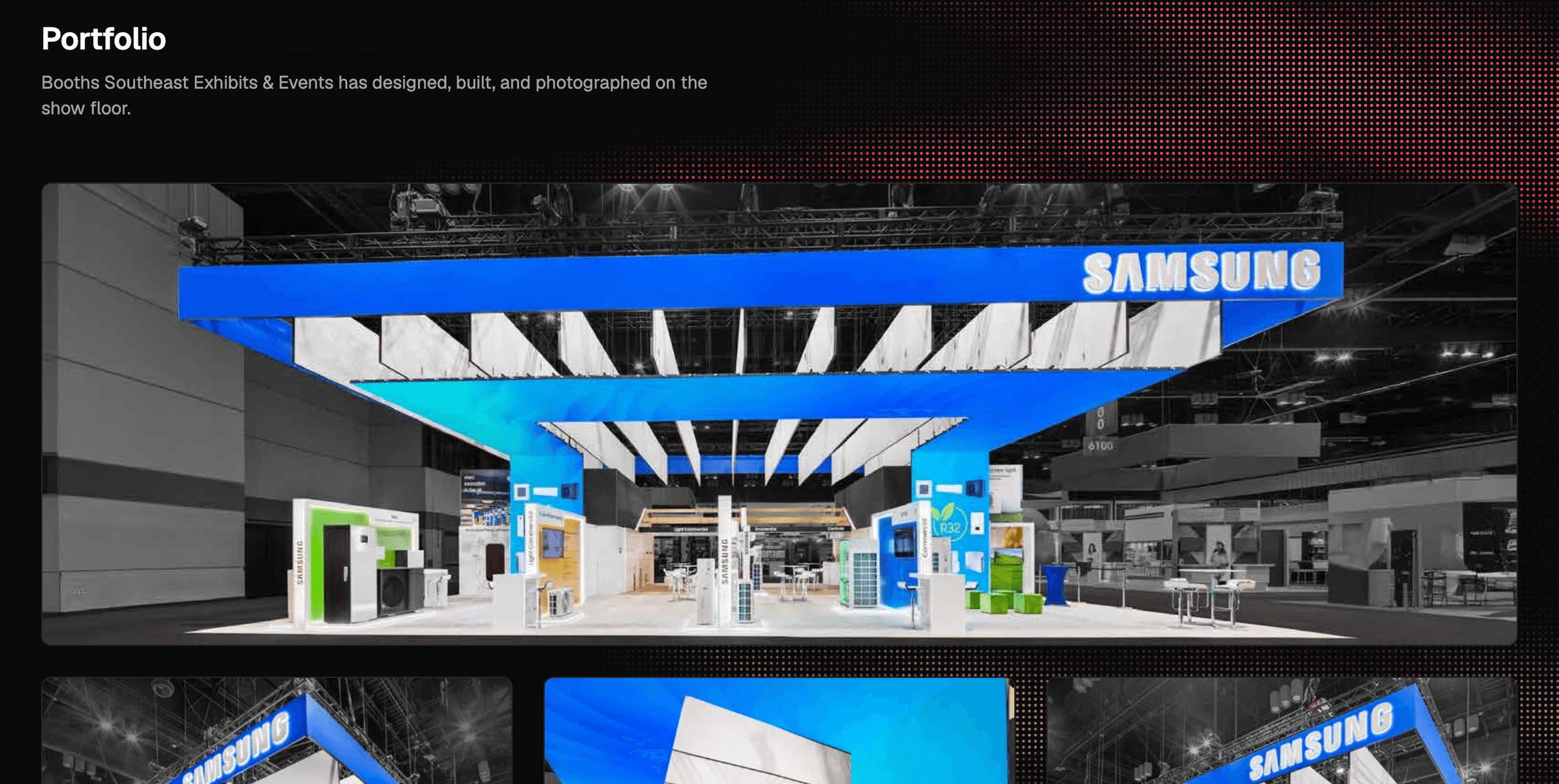 Portfolio of show-floor photography